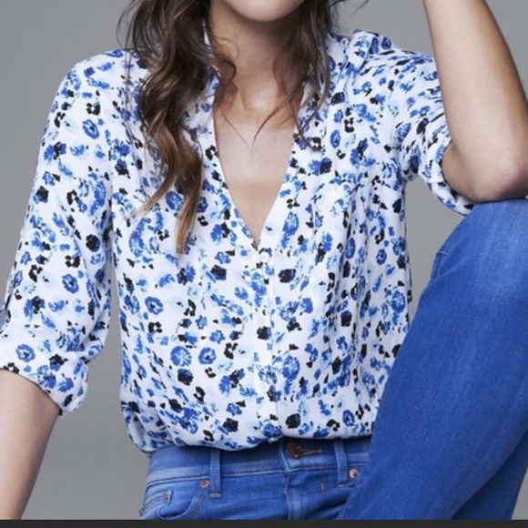 Express Tops - Express Portofino Floral Blouse